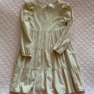 Wonder Nation Polka Dot Cream Kids Dress